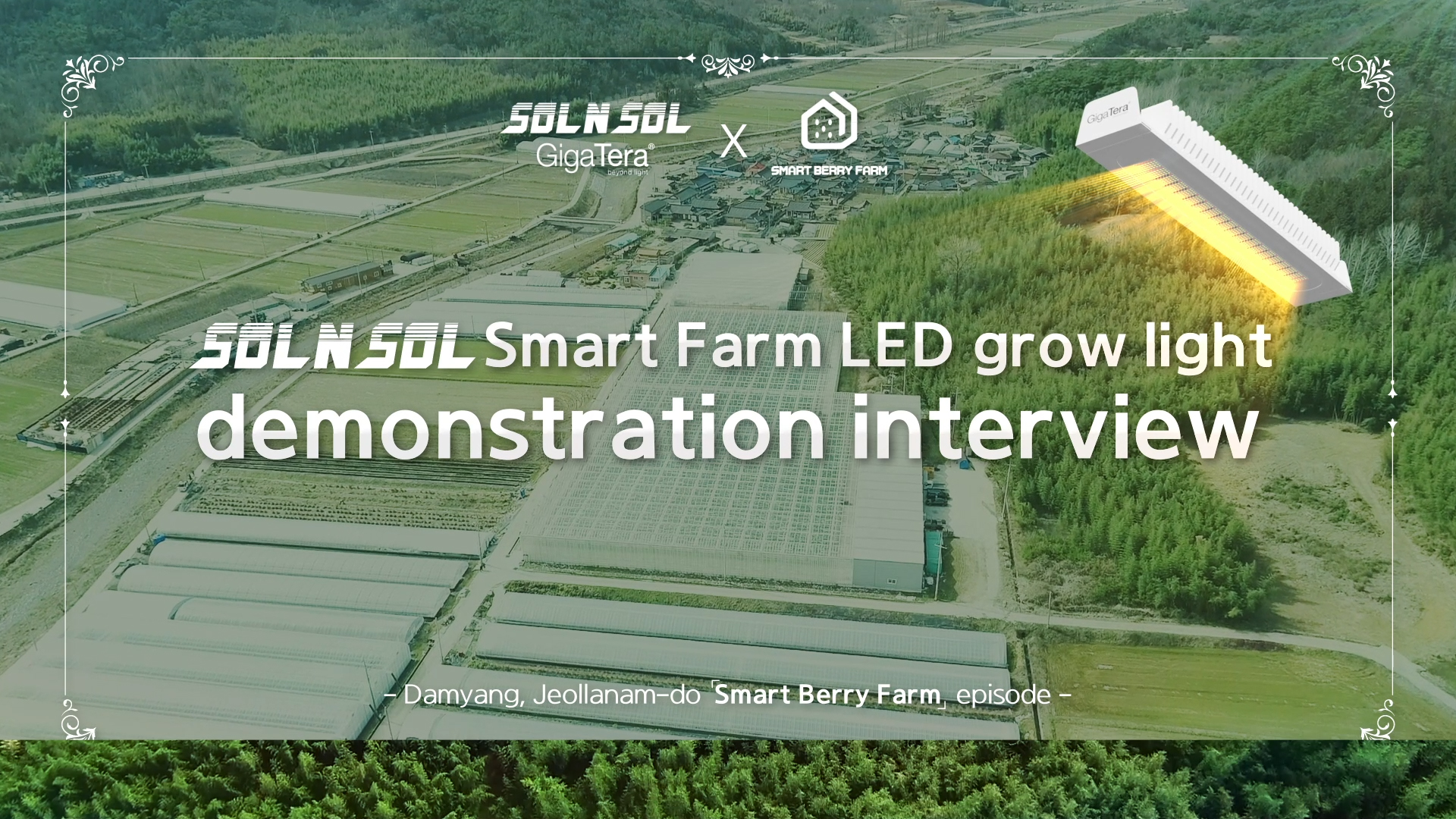 SOLNSOL Damyang Strawberry Greenhouse Dem..